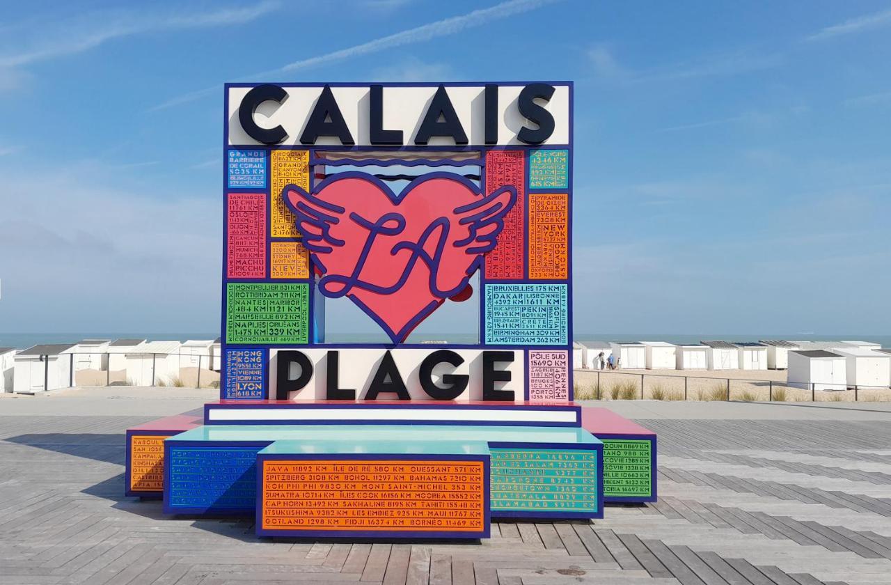Studio Plage, Vue Mer Et Dragon, Garage Pour Moto Calais Exterior photo
